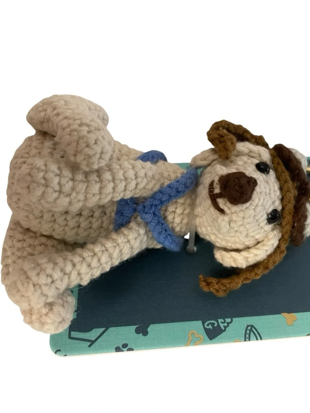 Piper Crochet Dog Charm Key Chain - New - Dog Lover
